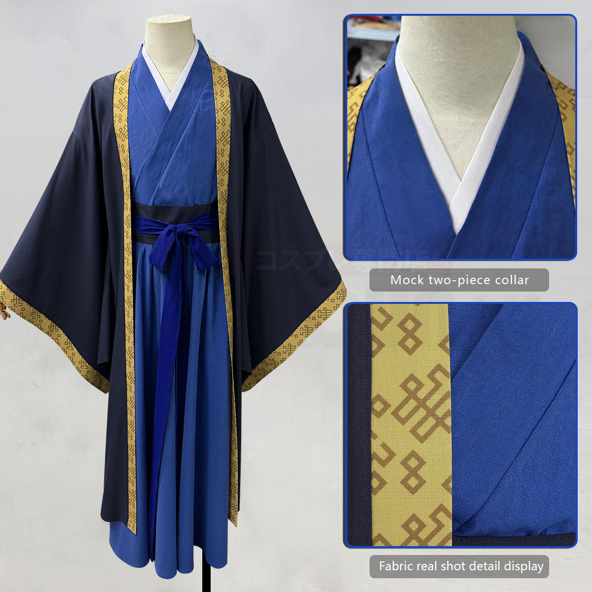 Pre-sale HOLOUN The Apothecary Anime Jinshi Cosplay Costume Blue Hanfu Outfit Halloween Christmas Gift Convention Party