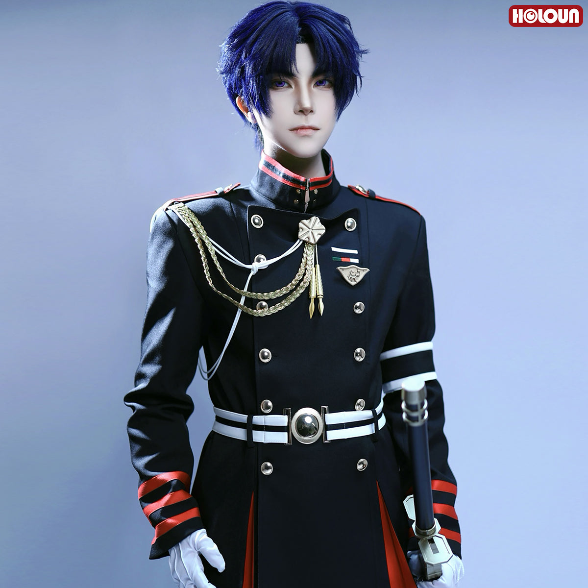 HOLOUN Seraph Of The End Anime Guren Ichinose Cosplay Costume Coat Pants Belt Uniform Halloween Christmas Convention