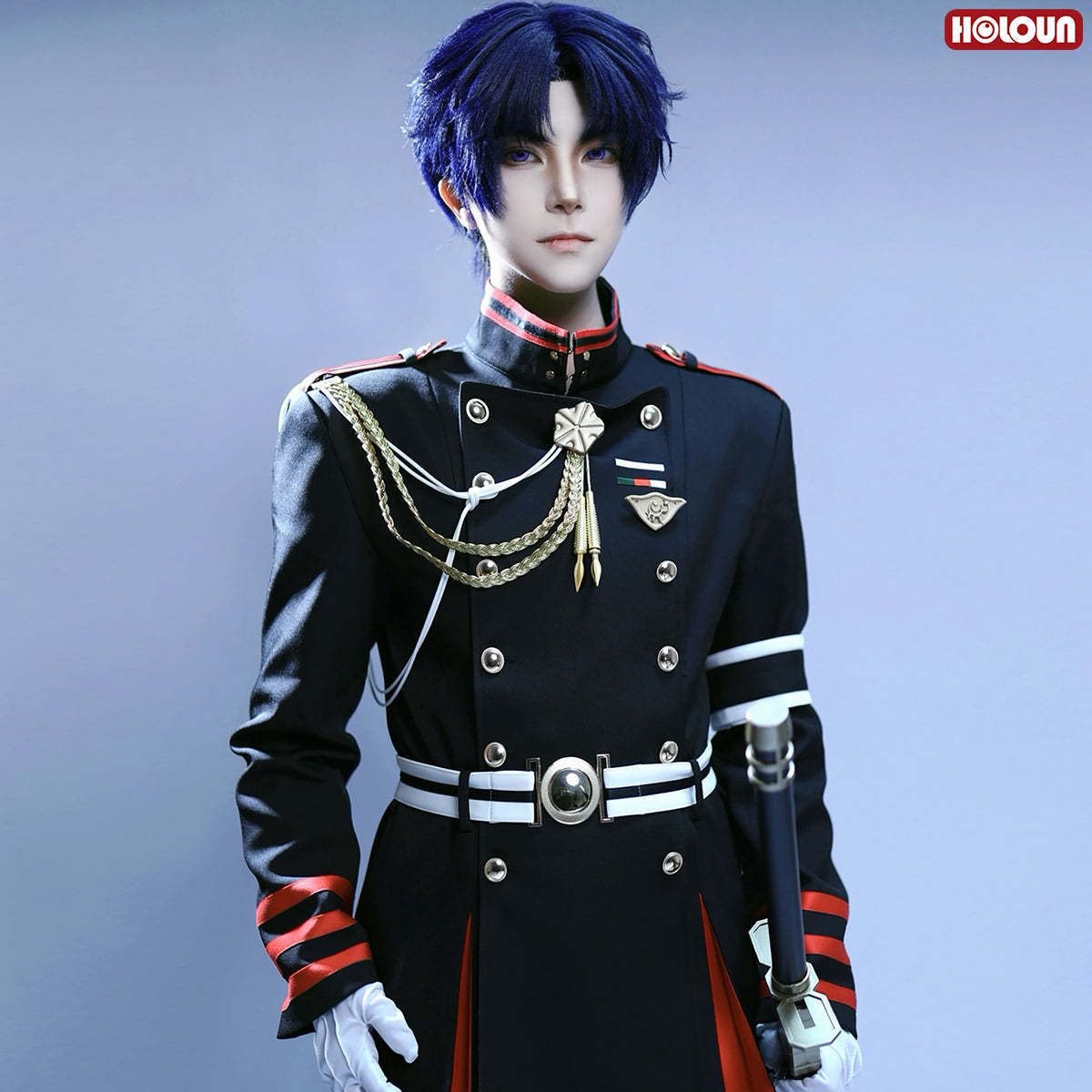 HOLOUN Seraph Of The End Anime Guren Ichinose Cosplay Costume Coat Pants Belt Uniform Halloween Christmas Convention