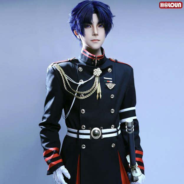 HOLOUN Seraph Of The End Anime Guren Ichinose Cosplay Costume Coat Pants Belt Uniform Halloween Christmas Convention