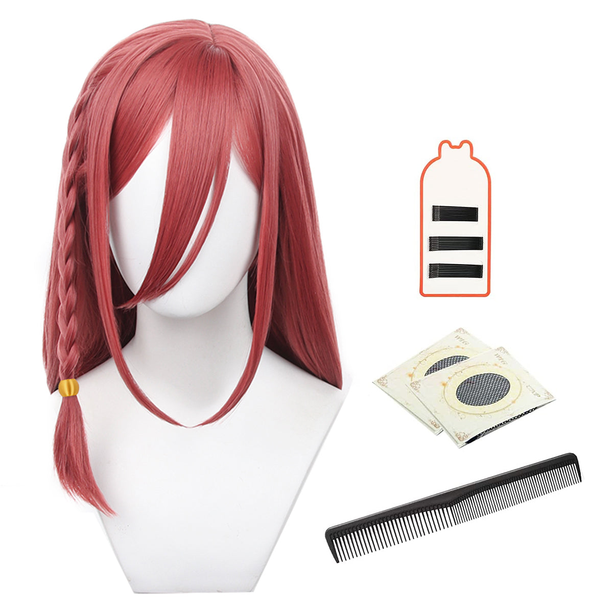 HOLOUN Anime Chigiri Cosplay Wig Arabian Style Rose Net Synthetic Fiber Adjustable Size Halloween Christmas