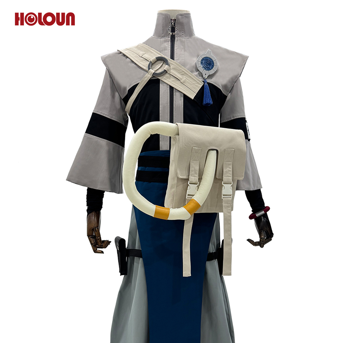 HOLOUN Gachiakuta Anime Zanka Cosplay Costume Wig Convention Halloween Christmas Embroidery Jacket Pants Bag