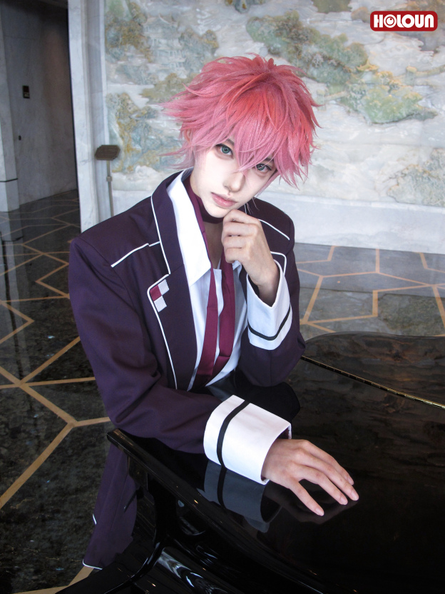 HOLOUN Diabolik Lovers Anime Sakamaki Ayat Cosplay Costume School Uniform Embroidery Suit Pants Shirt Tie Daily Wear Cos