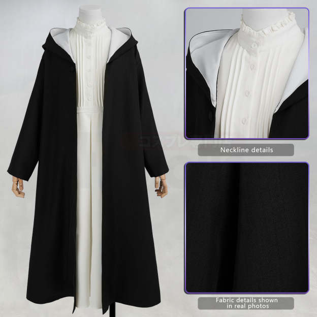 HOLOUN Frieren Beyond Journey's End Anime Fern Cosplay Costume Wig Cloak Coat Dress Christmas Gift