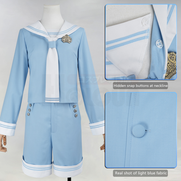 Pre-sale HOLOUN Ciel Phantomhive Anime Cosplay Costume Convention Halloween Christmas Sailor Outfit Top Shorts Hat Badge