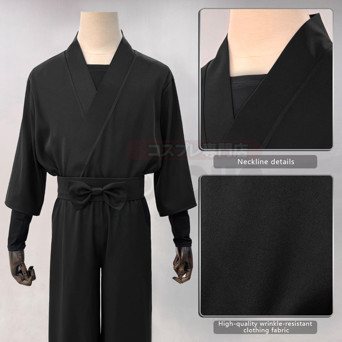 HOLOUN Nintama Rantaro Anime Ninja costume Adult Version 5 Colors Black Purple Green Blue Light Green Cos Convention Halloween