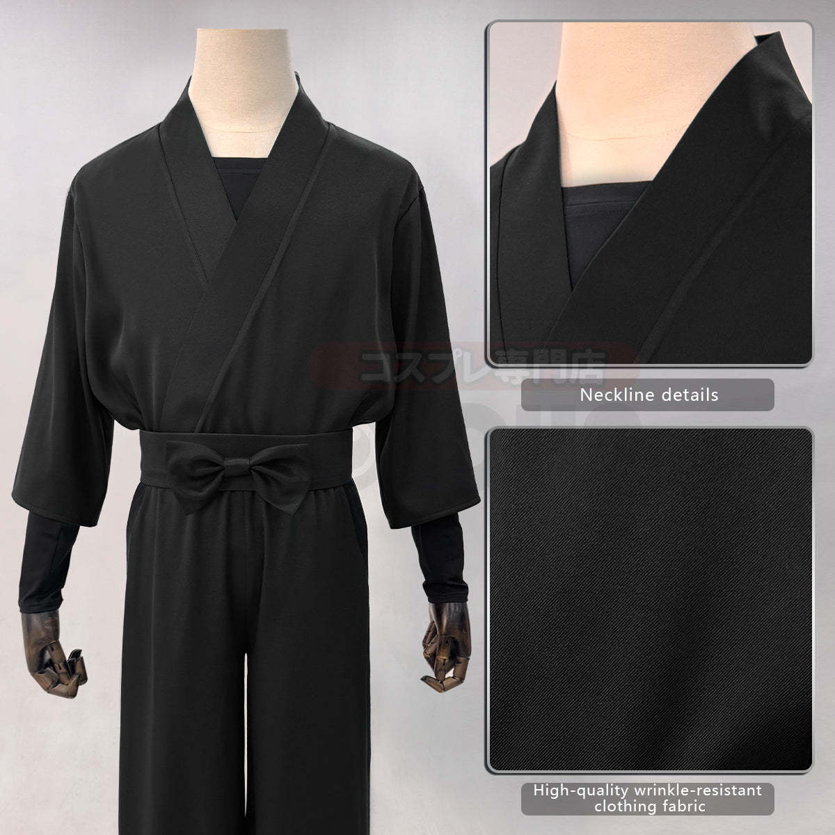 HOLOUN Nintama Rantaro Anime Ninja costume Adult Version 5 Colors Black Purple Green Blue Light Green Cos Convention Halloween