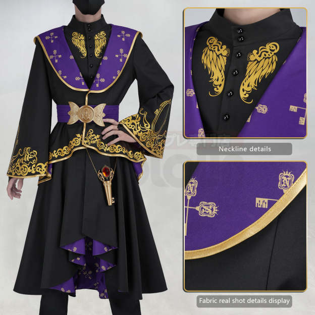 HOLOUN Twisted Game Cosplay Costume Ceremonial Robes Heartslabyul Savanaclaw Octavinelle Scarabia Pomefiore ‌Ignihyde Diasomnia