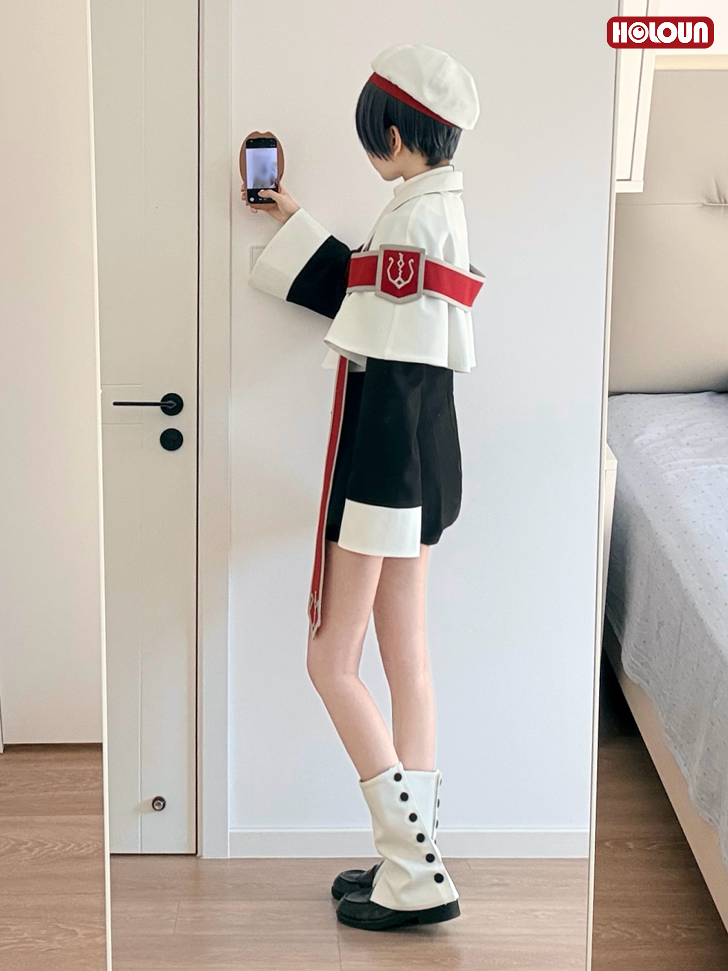 HOLOUN Anime Ciel Phantomhive Cosplay Costume Choir Uniform Dress Shawl Hat Convention Halloween Christmas