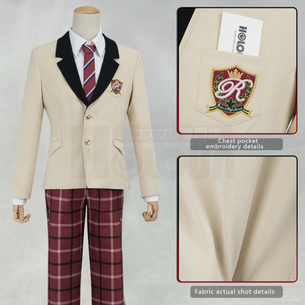 Pre-sale HOLOUN Ensemble Stars Game Anime Tatsumi Kazehaya Jun Sazanami Hiyori Tomoe Cosplay Costume Reimei Academy Embroidery Uniform