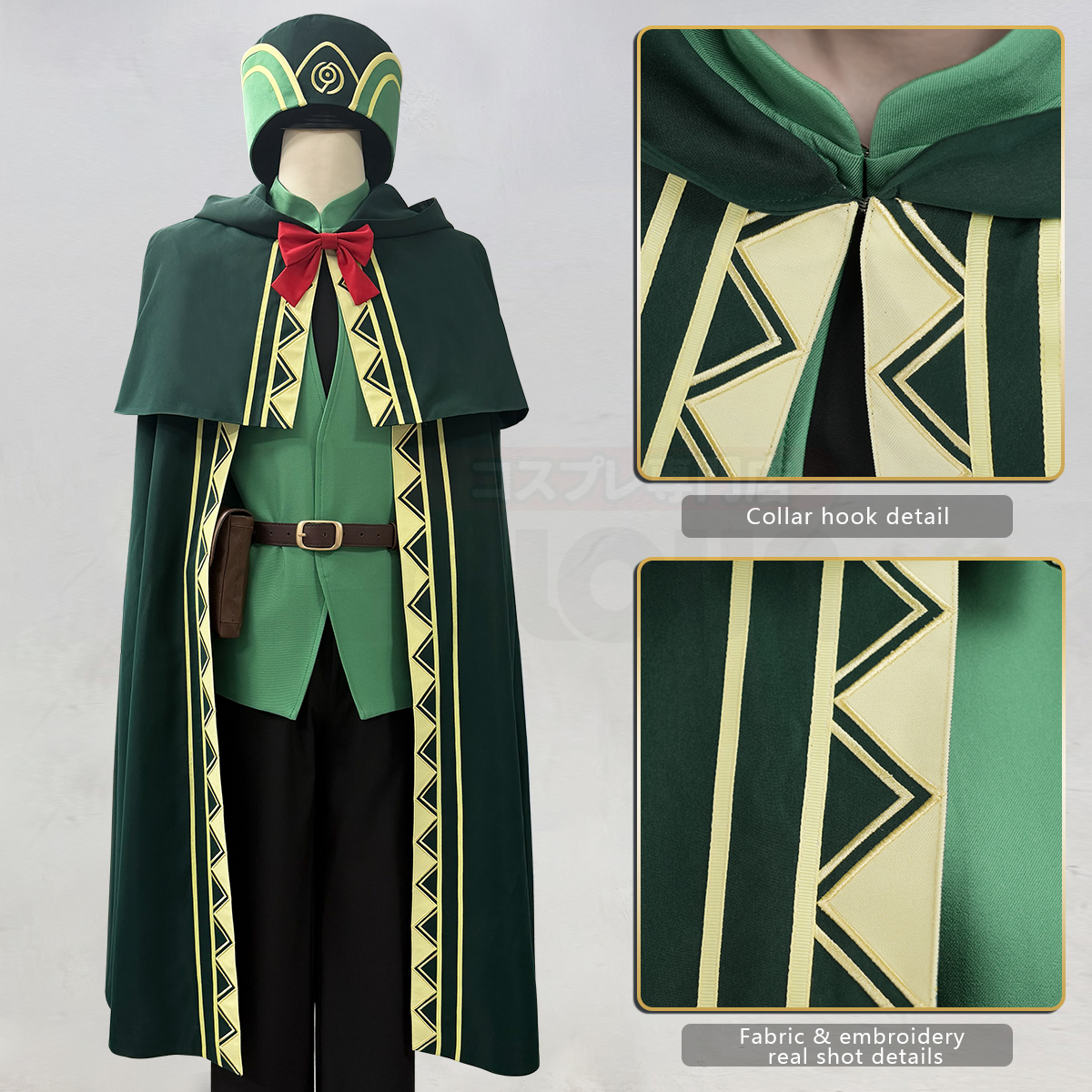 Pre-sale HOLOUN Otto Suwen Cosplay Costume Zero Anime Embroidery Coat Convention Halloween Christmas Party Cloak Pants Top
