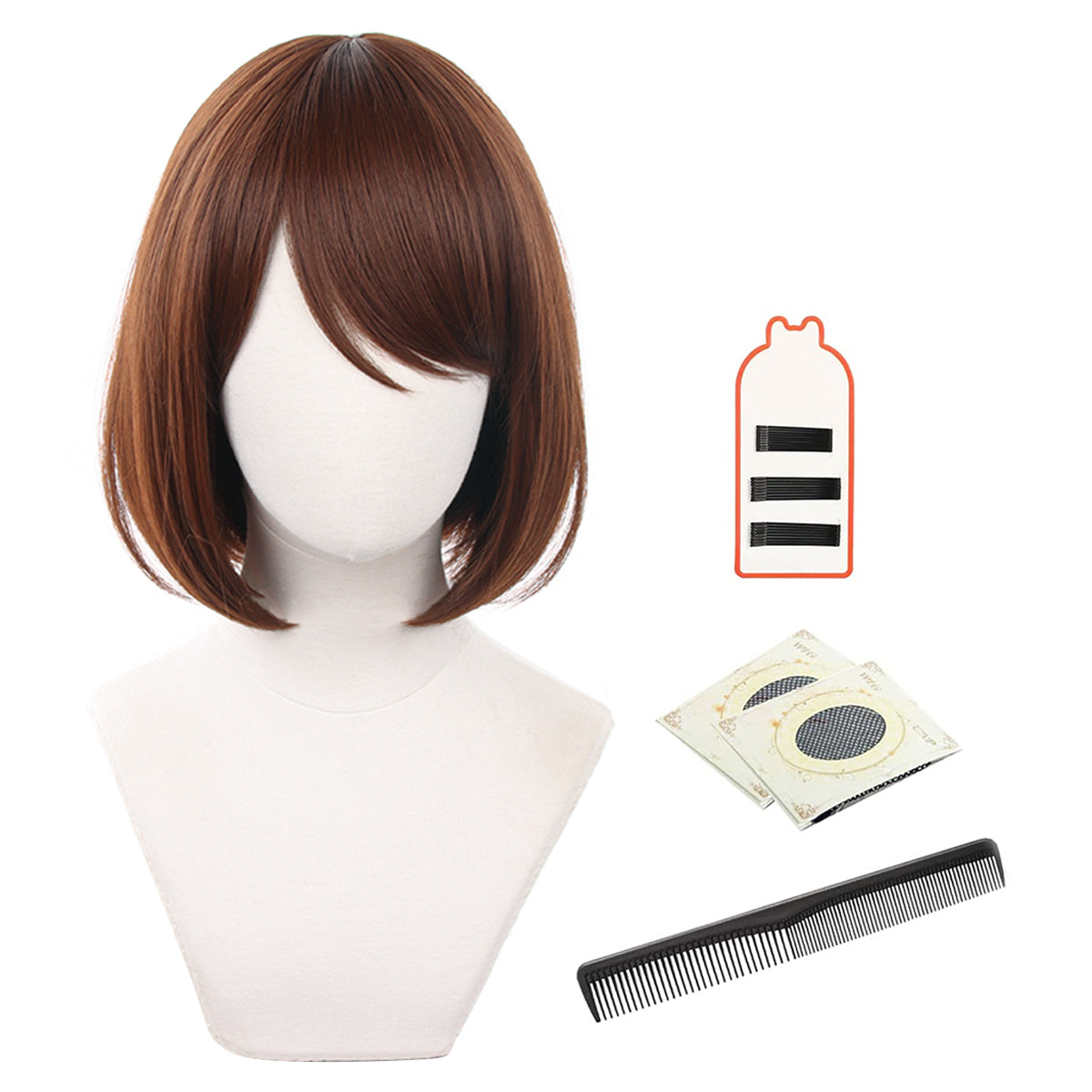 HOLOUN Jujutsu Kaisen Anime  Shoko Ieiri Cosplay Wig Rose Net Synthetic Fiber