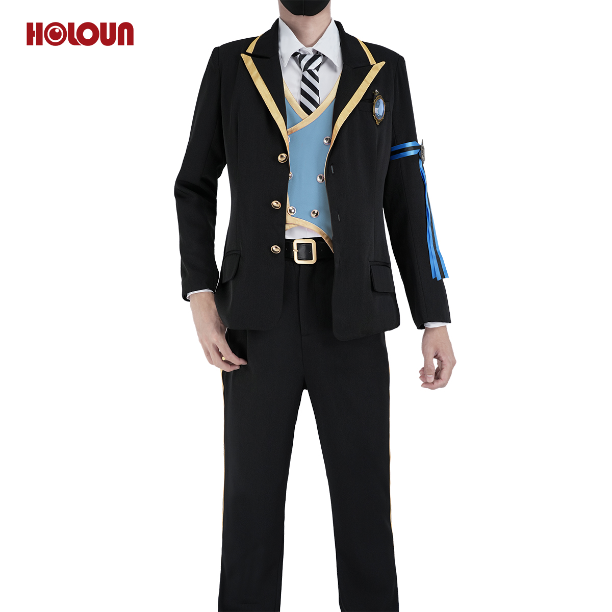 HOLOUN Twisted Game ‌‌‌‌Ignihyde Cosplay Costume School Uniform Suit Vest Shirt Tie