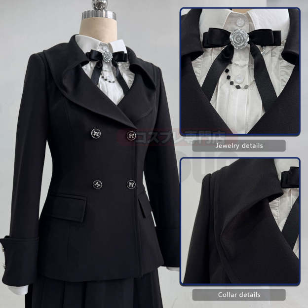 HOLOUN Love and Deepspace Game Server Master Meets Qimeng Cosplay Costume Uniforms Suit Skirt Shirt Cos Convention Daily Wear