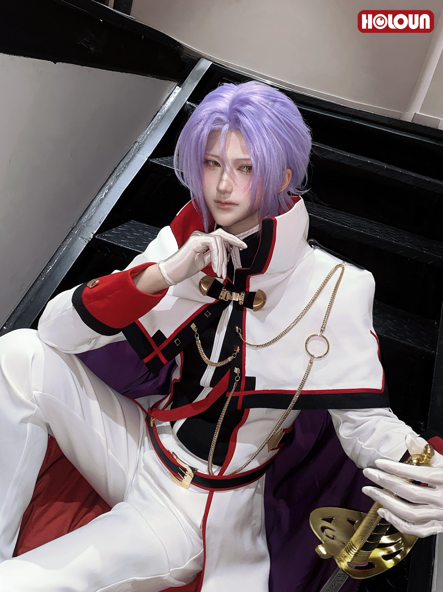 HOLOUN Julius Juukulius Cosplay Costume Zero Anime Convention Halloween Christmas Party Cloak Coat Pants Gloves Belt