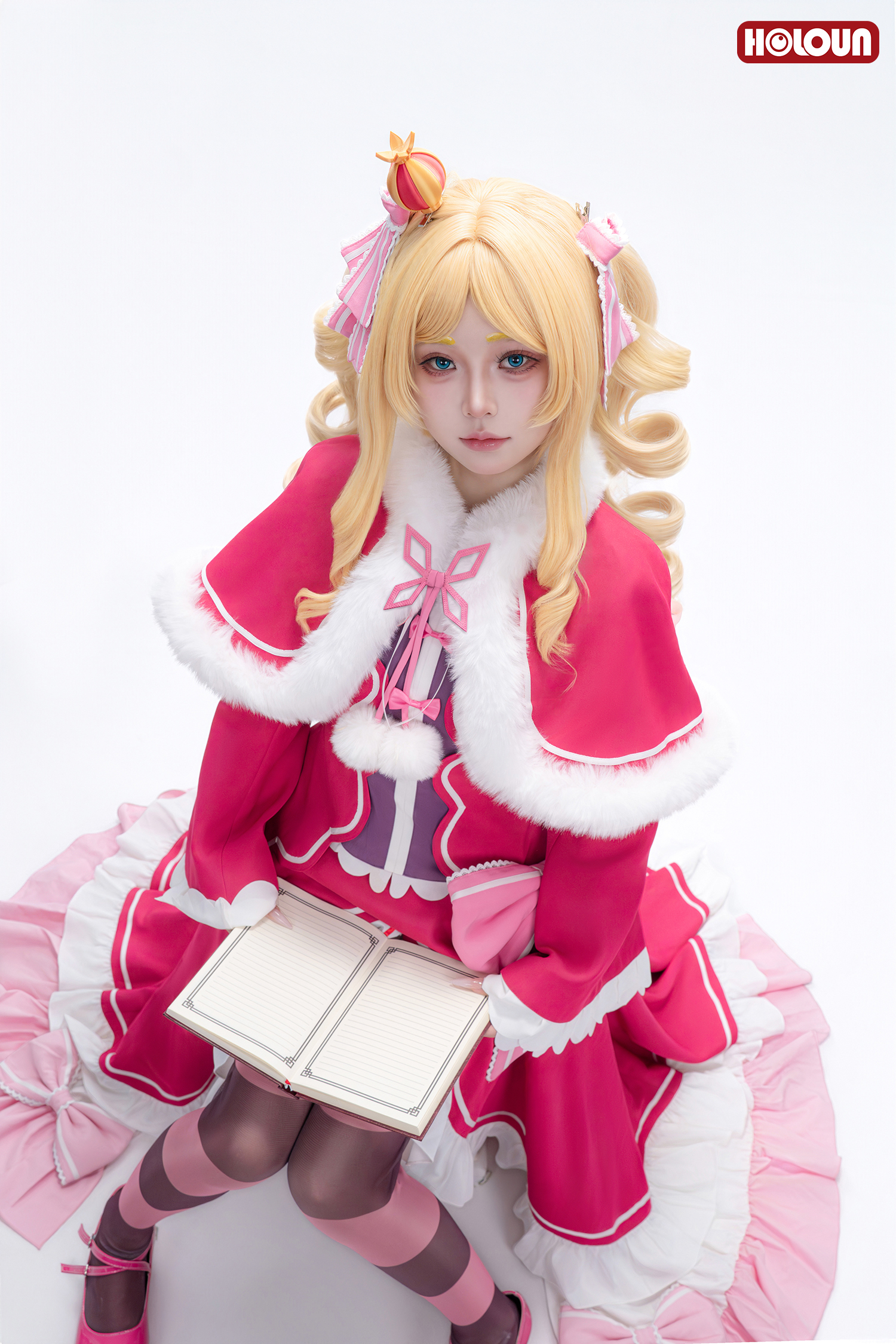 HOLOUN Beatrice Cosplay Costume Zero Anime Convention Halloween Christmas Party Top Shawl Skirt