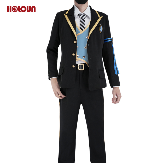 HOLOUN Twisted Game ‌‌‌‌Ignihyde Cosplay Costume School Uniform Suit Vest Shirt Tie