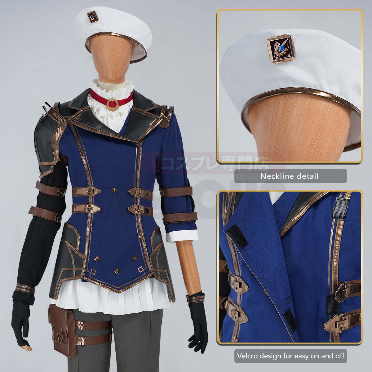 HOLOUN LOL Game Caitlyn Kiramman Cosplay Costume Uniform Pants Jacket Halloween Christmas Gift Cos Convention
