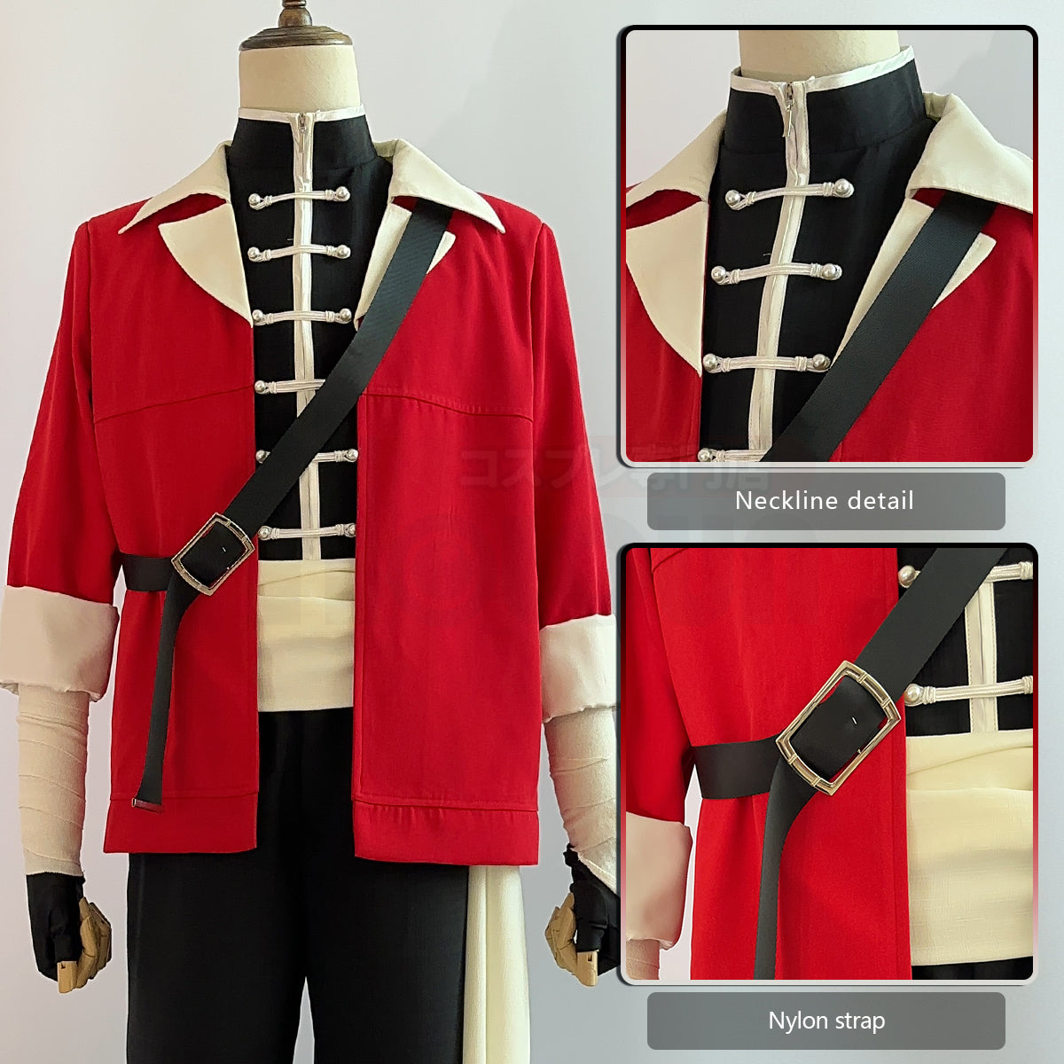 HOLOUN Frieren Beyond Journey's End Anime Stark Cosplay Costume Wig Jacket Sleeveless Vest Pants Christmas Gift