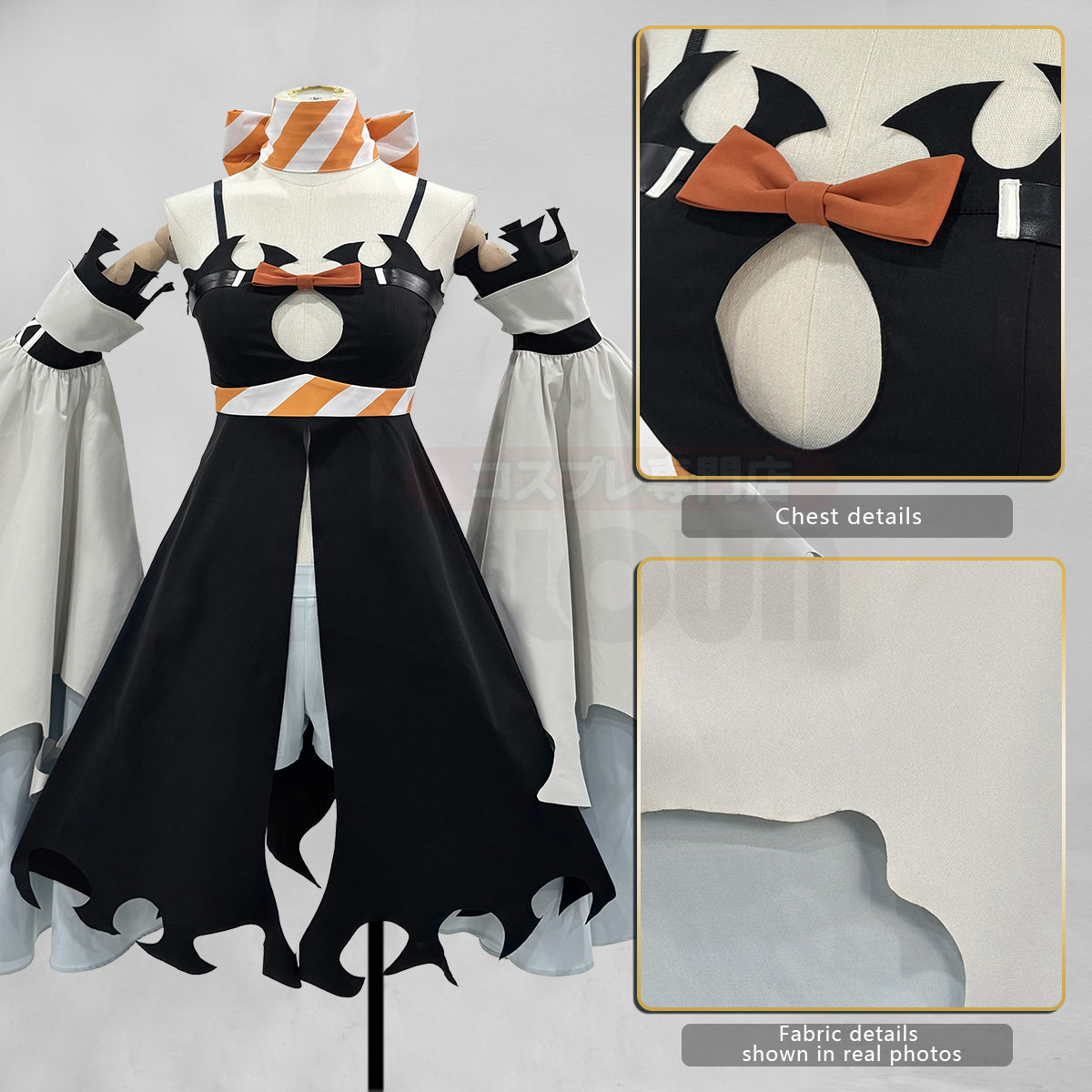 HOLOUN Gachiakuta Anime Amo Cosplay Costume Wig Boot Covers Dress Scarf Shorts Sleeves Convention Halloween Christmas Gift