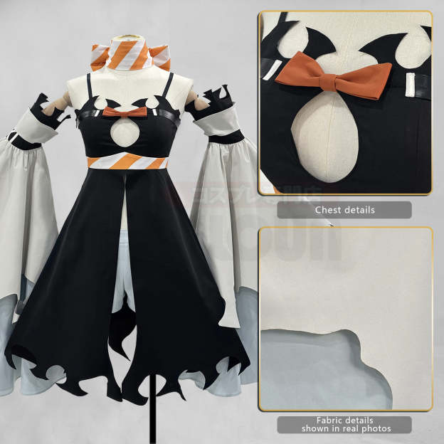 HOLOUN Gachiakuta Anime Amo Cosplay Costume Wig Boot Covers Dress Scarf Shorts Sleeves Convention Halloween Christmas Gift