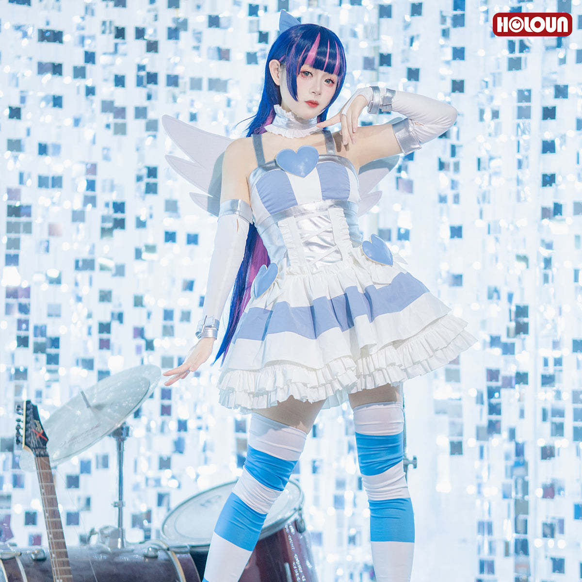 HOLOUN Stocking Panty Anime Stocking Anarchy Cosplay Costume Dress Cos Convention