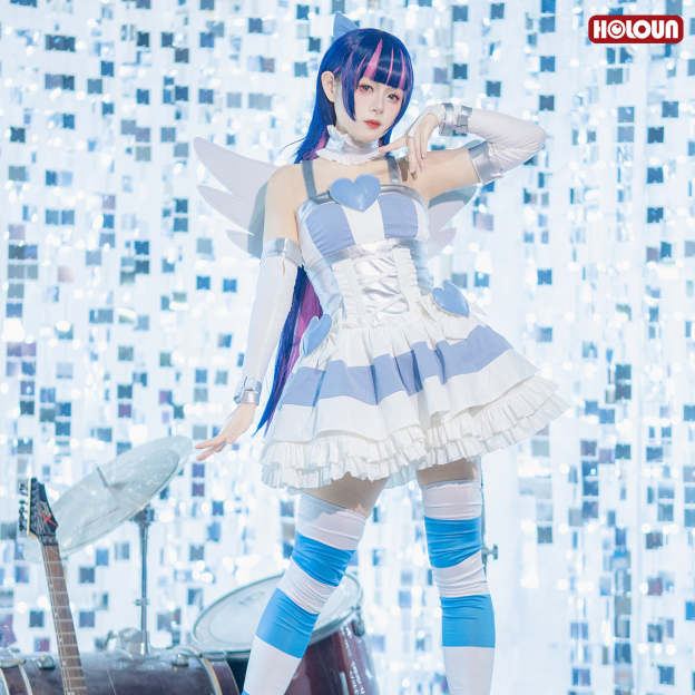 HOLOUN Stocking Panty Anime Stocking Anarchy Cosplay Costume Dress Cos Convention