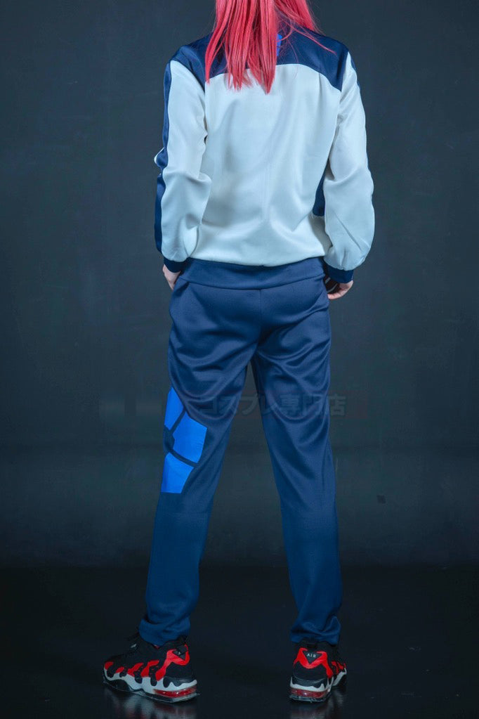 HOLOUN Anime Reo Nagi Bachira Isagi Chigir Cosplay Costume Full-Zip Pocket Sportswear Tracksuit Embroidery Hoodie