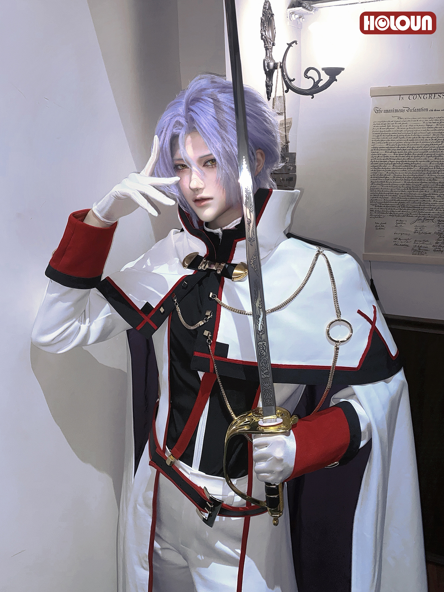 HOLOUN Julius Juukulius Cosplay Costume Zero Anime Convention Halloween Christmas Party Cloak Coat Pants Gloves Belt