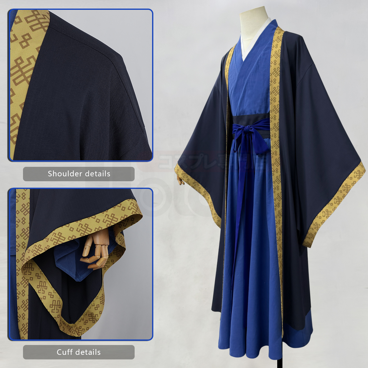 Pre-sale HOLOUN The Apothecary Anime Jinshi Cosplay Costume Blue Hanfu Outfit Halloween Christmas Gift Convention Party