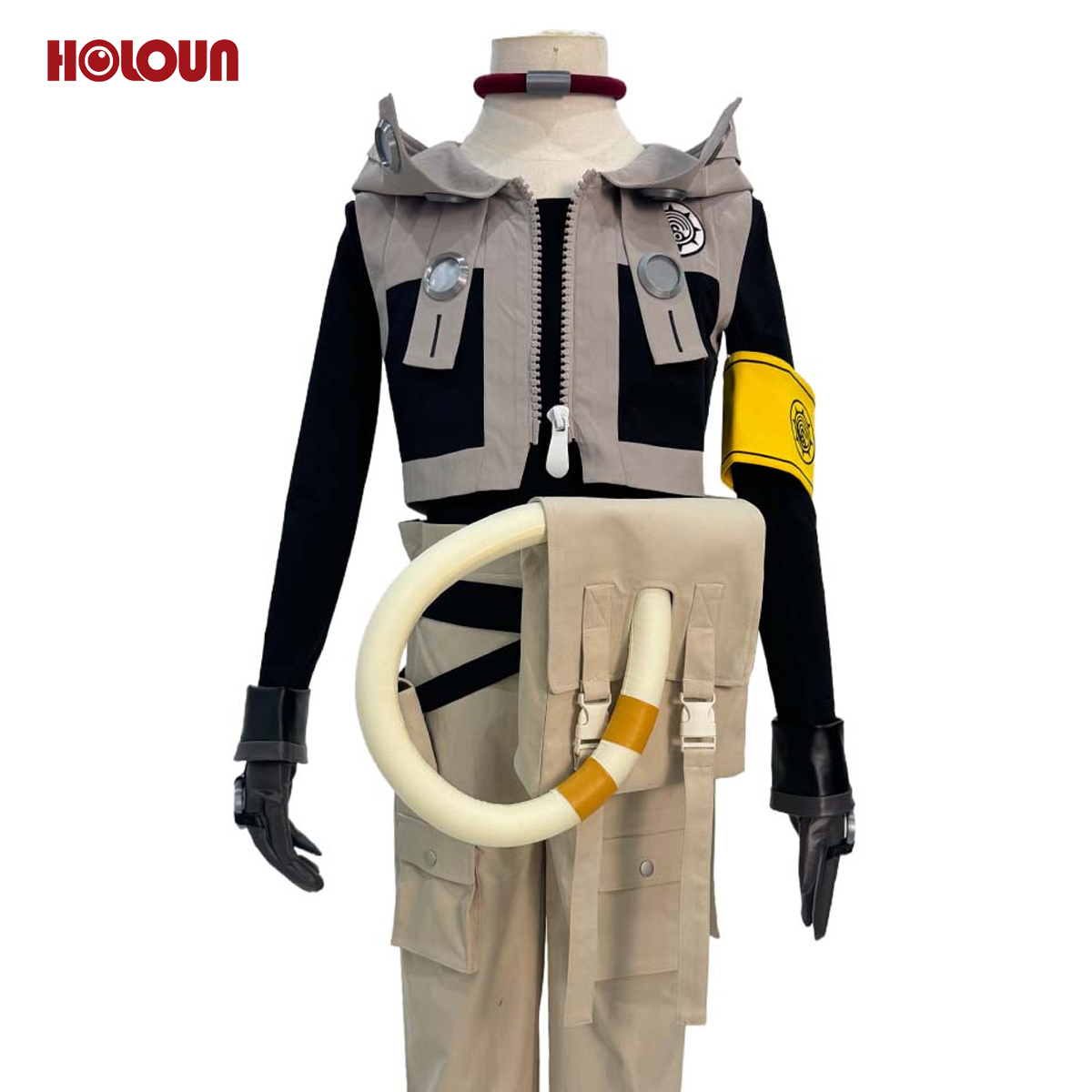 HOLOUN Gachiakuta Anime Rudo Cosplay Costume Convention Halloween Christmas Embroidery Armband T-Shirt Pants Coat Bag Gloves