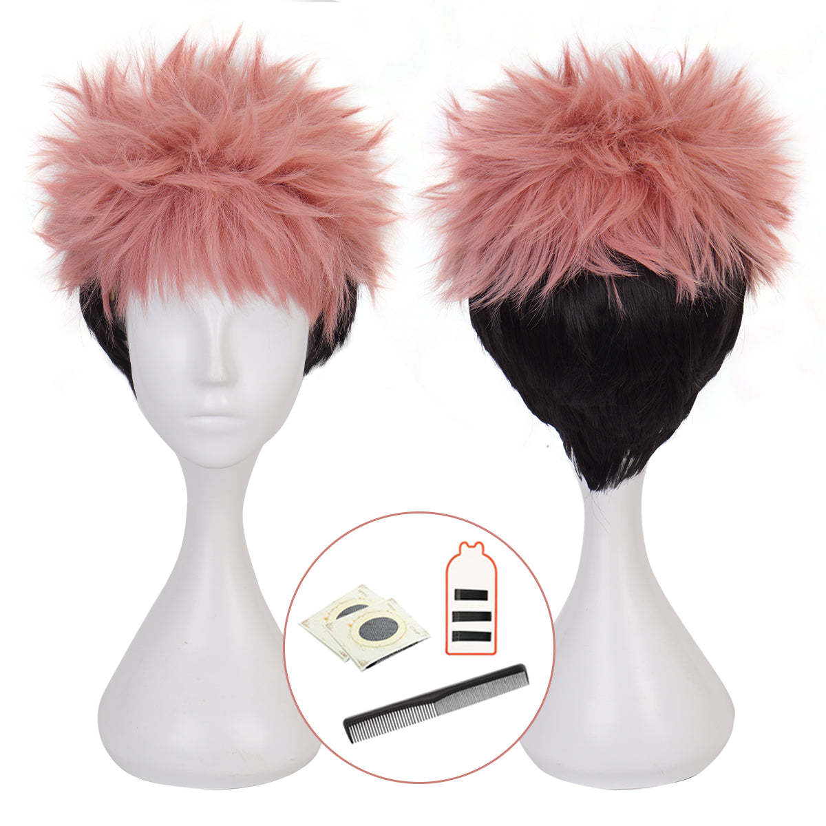 HOLOUN Anime Itadori Yuji  Yuta Okkotsu Cosplay Costume Wig Jacket Pants Upgraded version Halloween Christmas Convention Gift