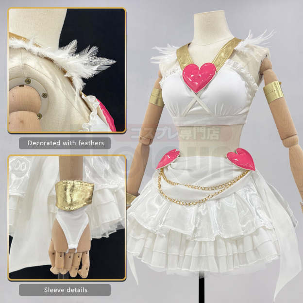 HOLOUN Stocking Panty Anime Panty Anarchy Cosplay Costume Wig Top Skirt  Cos Convention Daily Wear Halloween
