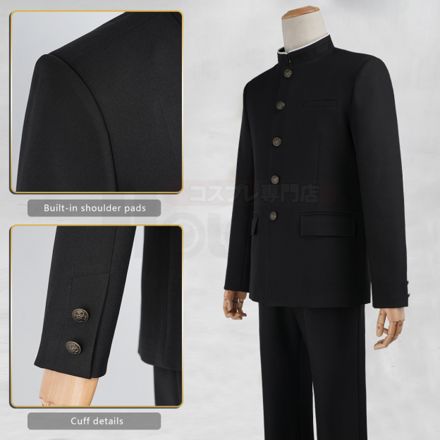 Pre-sale HOLOUN Anime Japanese School Uniform Cosplay Costume Daily Wear Halloween Christmas Convention Coat Pants