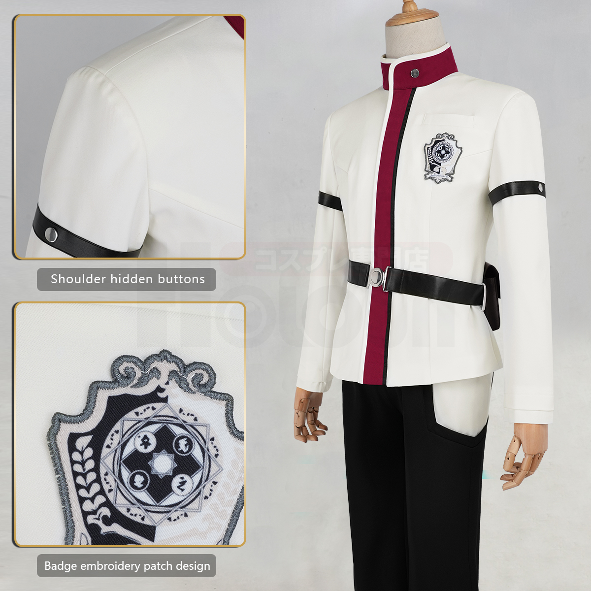 Pre-sale HOLOUN Rudeus Greyrat Rudy Anime Mushoku Tensei Cosplay Costume Halloween Christmas Convention Embroidery Academy Uniform