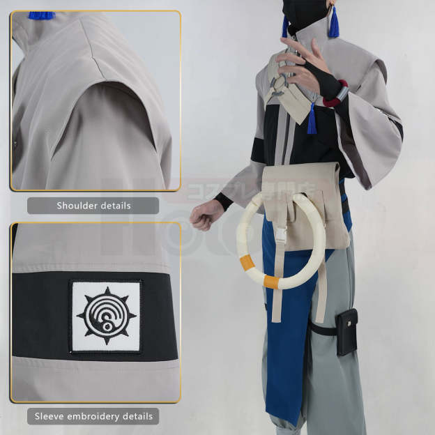 HOLOUN Gachiakuta Anime Zanka Cosplay Costume Wig Convention Halloween Christmas Embroidery Jacket Pants Bag