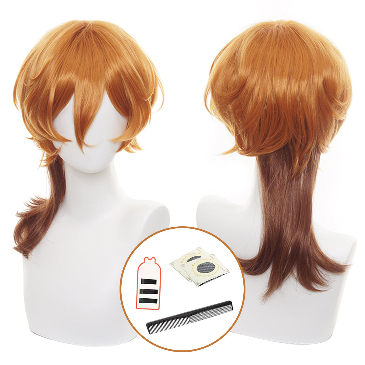 HOLOUN Bungo Anime Nakahara Chuuya Cosplay Costume Wig Oversize Lining Coat Elastic Pants Shirt Vest Hat Gloves Choker Daily Wearing