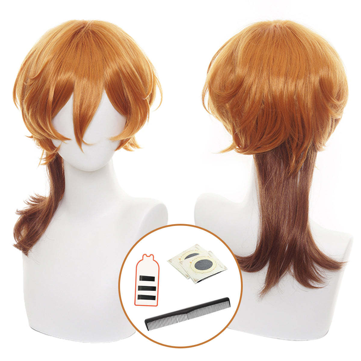 HOLOUN Bungo Anime Nakahara Chuuya Cosplay Costume Wig Oversize Lining Coat Elastic Pants Shirt Vest Hat Gloves Choker Daily Wearing