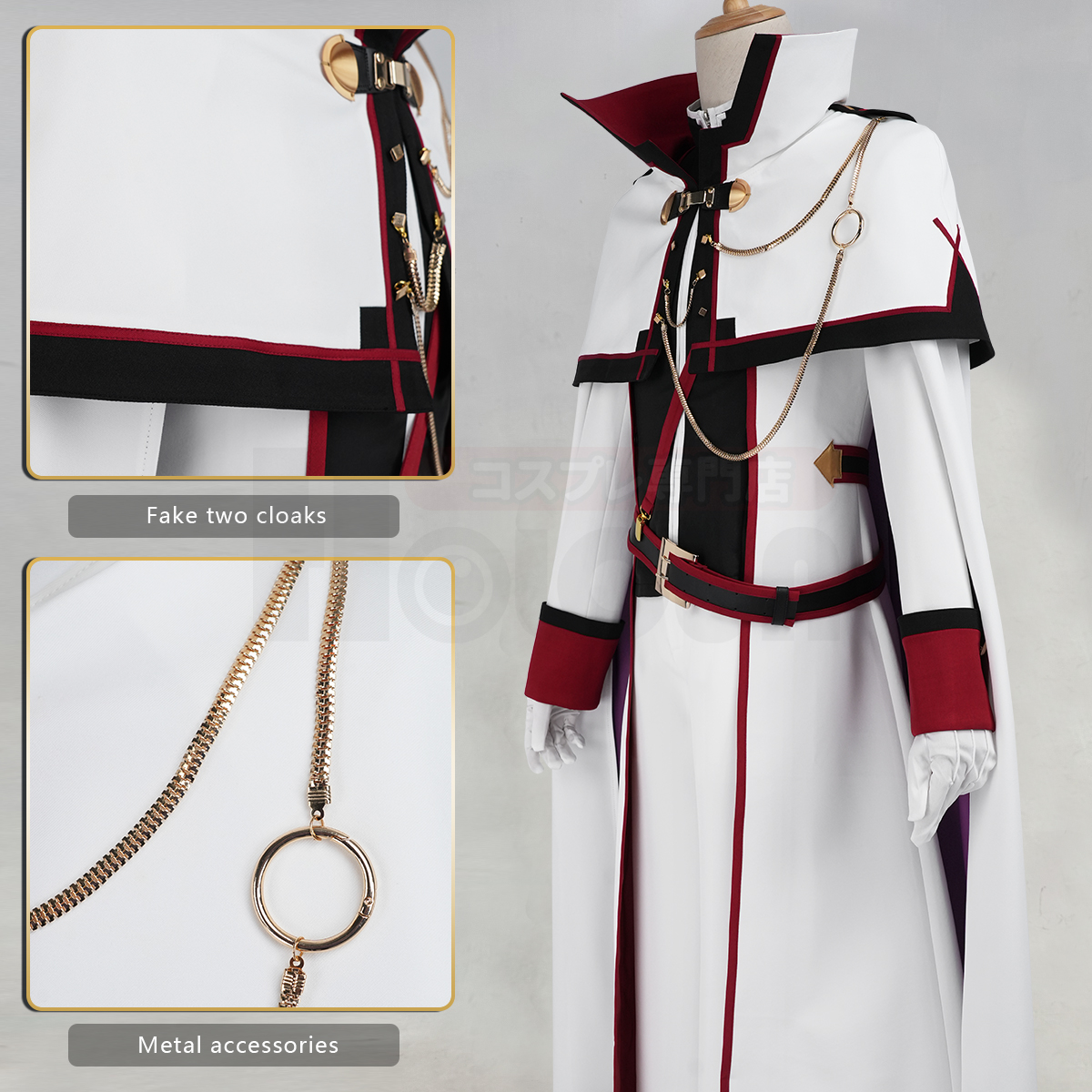 Pre-sale HOLOUN Julius Juukulius Cosplay Costume Zero Anime Convention Halloween Christmas Party Cloak Coat Pants Gloves Belt