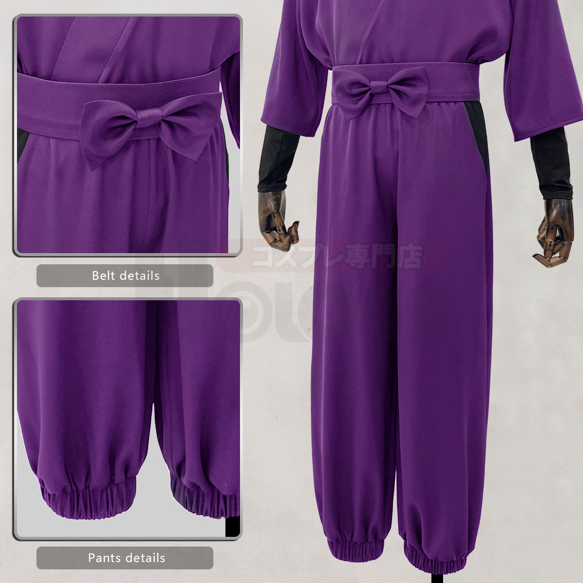 HOLOUN Nintama Rantaro Anime Ninja costume Adult Version 5 Colors Black Purple Green Blue Light Green Cos Convention Halloween
