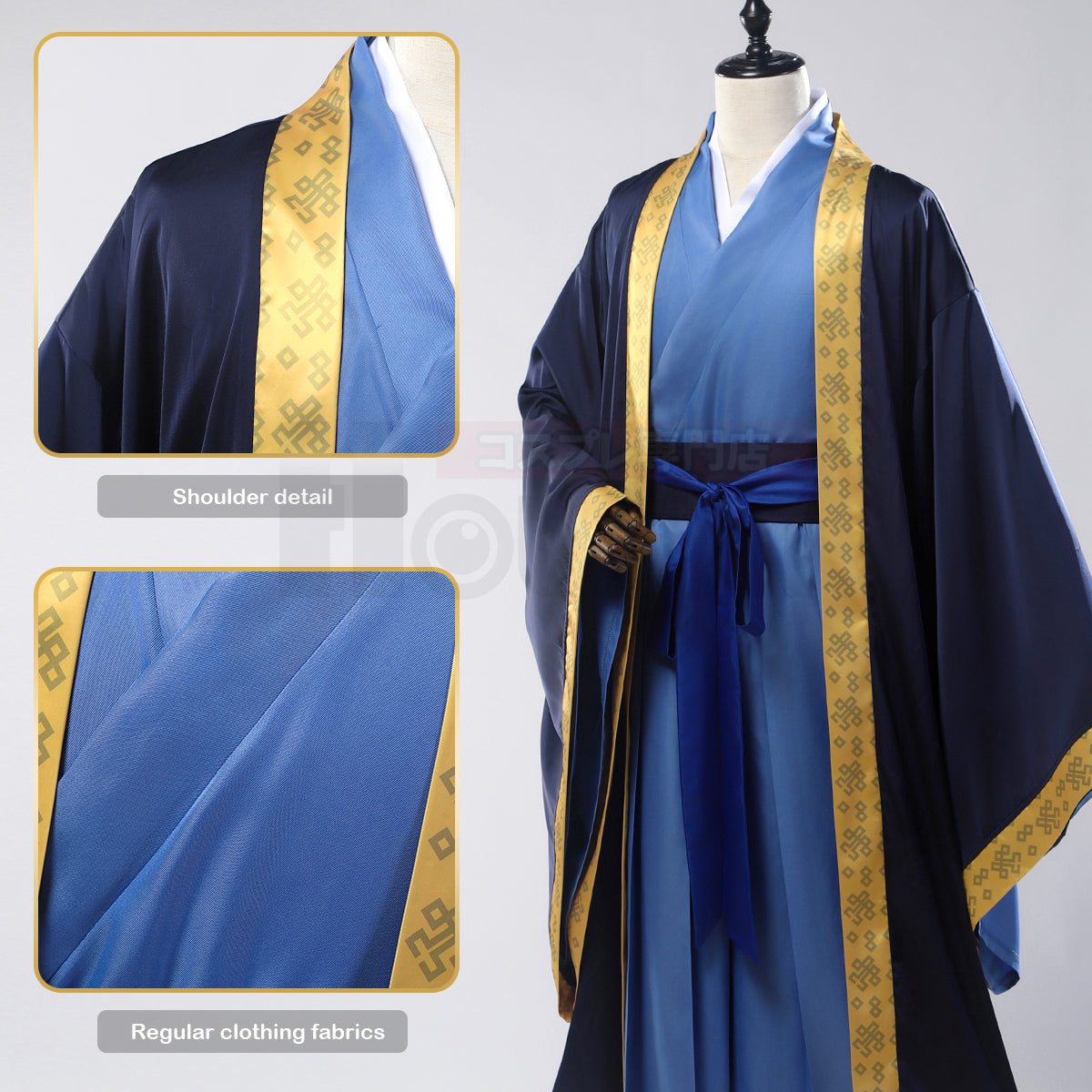 HOLOUN The Apothecary Anime Jinshi Cosplay Costume Cos Convention Hanfu Blue Robe Halloween Christmas Gift