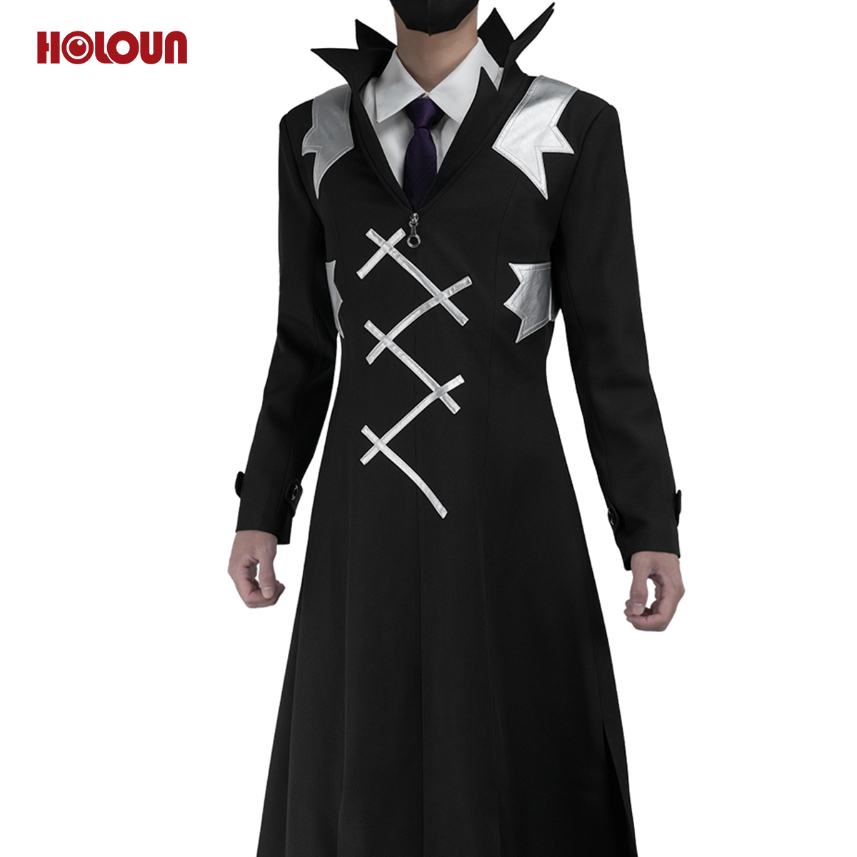 HOLOUN STONE Anime Dr. Xeno Houston Wingfield Cosplay Costume Coat Shirt Pants Tie Convention Halloween Christmas Gift