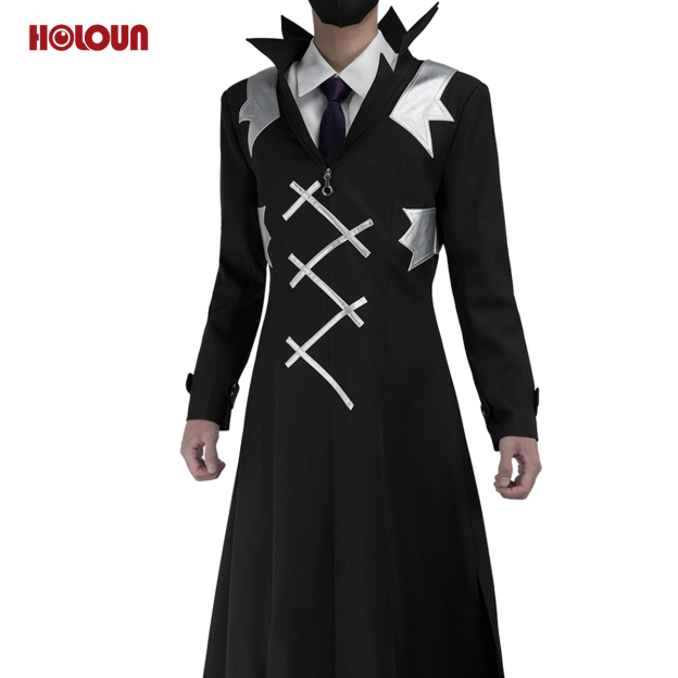 HOLOUN STONE Anime Dr. Xeno Houston Wingfield Cosplay Costume Coat Shirt Pants Tie Convention Halloween Christmas Gift
