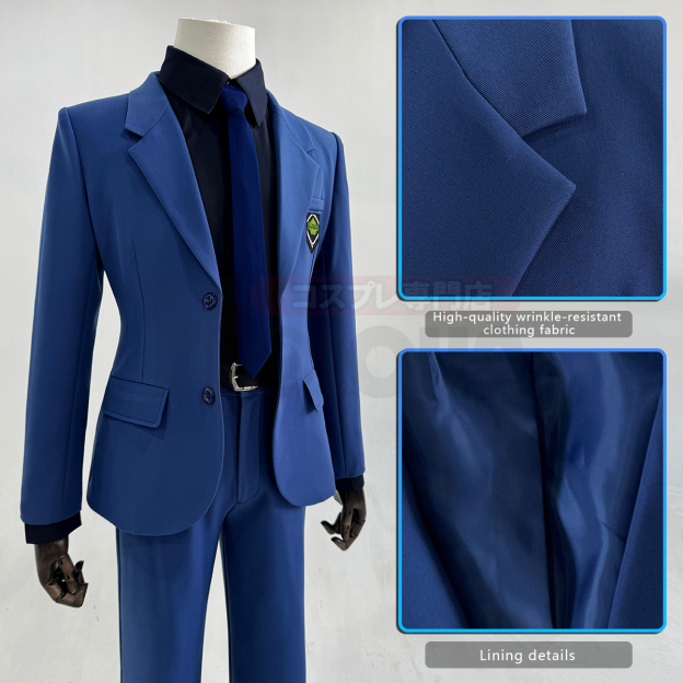 HOLOUN Bachira Chigiri Isagi Anime Cosplay Costume Blue Suit Uniform HalloweenConvention Christmas Daily Wear Outfit