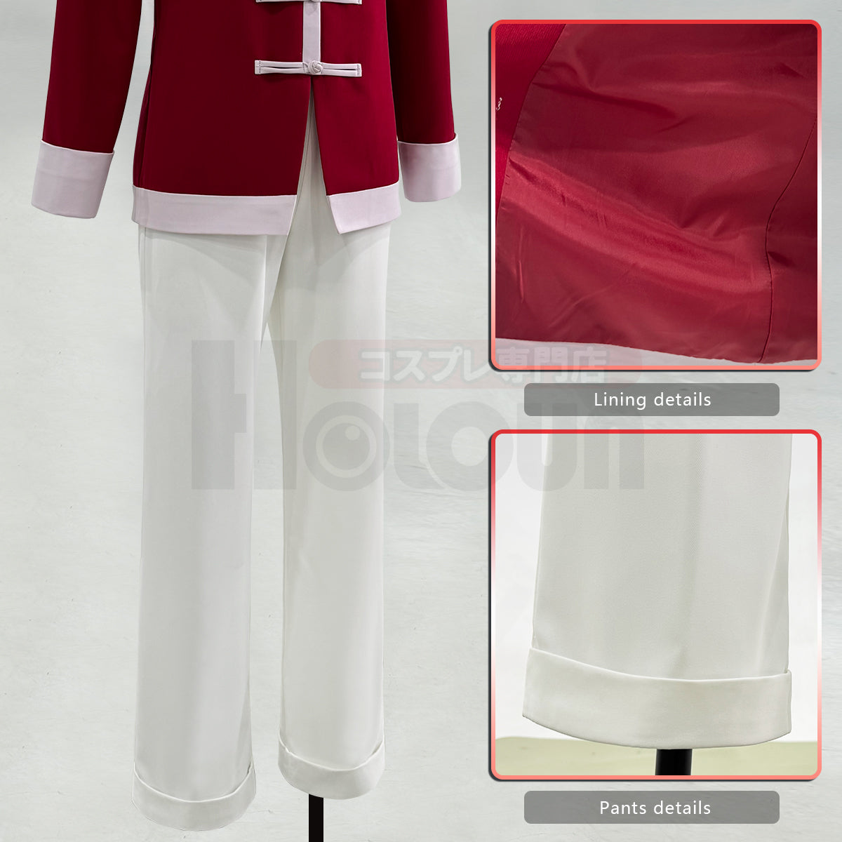 HOLOUN Hunter Anime Kurapika Cosplay Costume China Costume Top Pants Cos Convention Gift Daily Wear