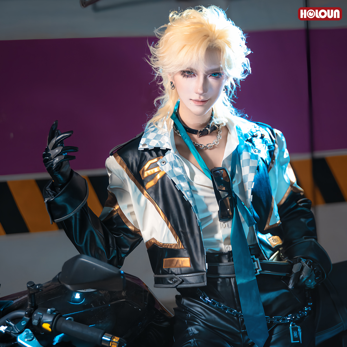 HOLOUN Identity V Game Knight Richard Sterling Cosplay Costume Coat Shirt Pants Convention Halloween Christmas Outfit