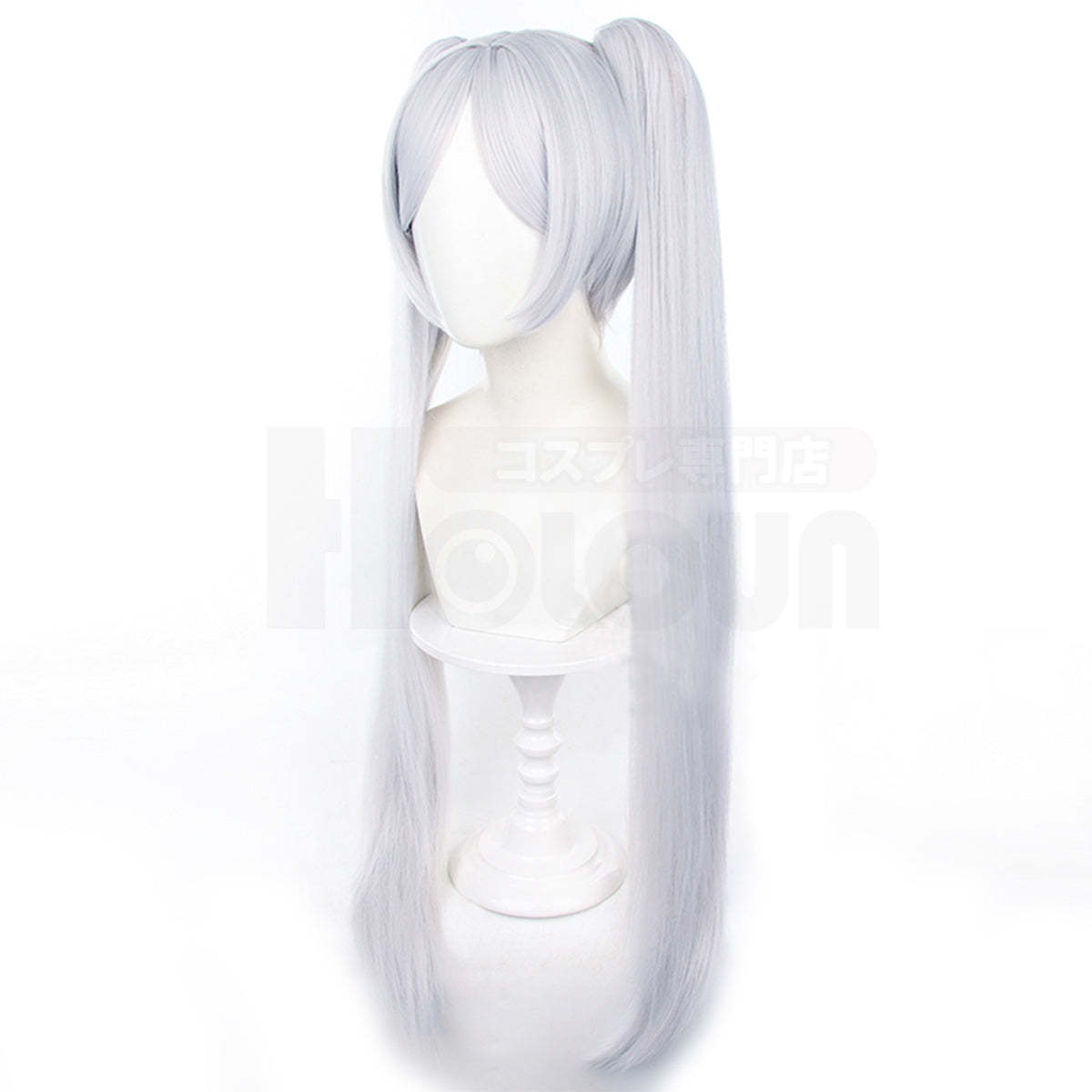 HOLOUN Frieren Beyond Journey's End Anime Frieren Cosplay Costume Shawl Cloak Dress Wig Grey Ponytail Rose Net Halloween Christmas