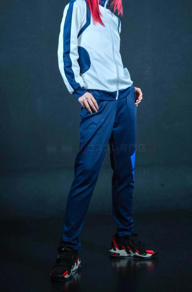 HOLOUN Anime Reo Nagi Bachira Isagi Chigir Cosplay Costume Full-Zip Pocket Sportswear Tracksuit Embroidery Hoodie