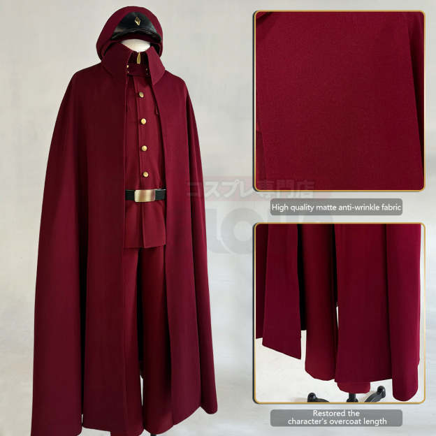 HOLOUN Bungo Anime Suehiro Tetchou Okura Teruko Jouno Saigiku Cosplay Costume Wig Oversize Lining Cloak Jacket Pants Halloween