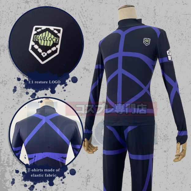HOLOUN Blue Lock Anime Cosplay Costume No.11 Isagi Yoichi T-shirt Football Soccer Training Uniform Halloween Christmas Gift New